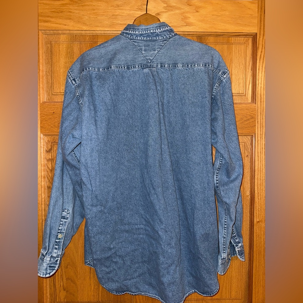 Tommy Hilfiger Blue Denim Shirt - Picture 2 of 4